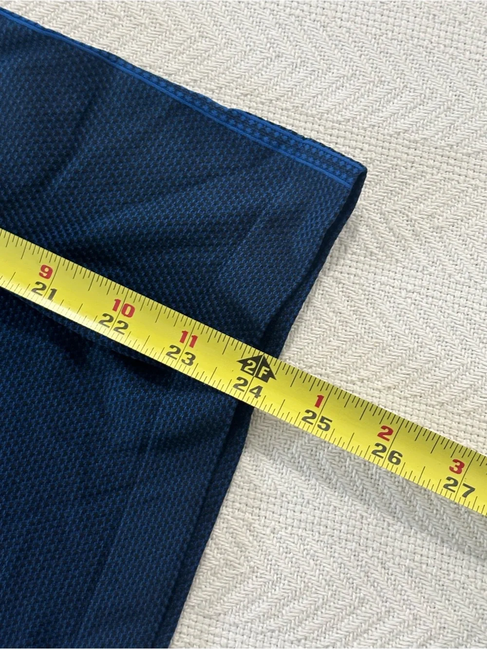 Athleta Two-Tone Ribbed Long-Sleeve Top in Royal Blue and Navy - Picture 5 of 7